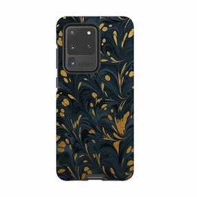 Durable Texture Layer Patterned Design Samsung Tough Case - Stormy