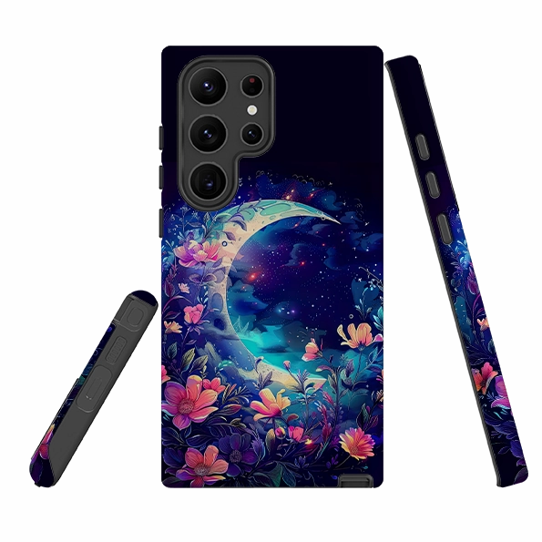 Samsung Tough Case - Summer Moon Floral I Stylish frame