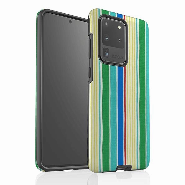 Samsung Tough Case - Sunrays Green By Sarah Campbell Colorful Finish