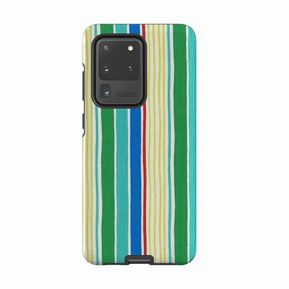 Samsung Tough Case - Sunrays Green By Sarah Campbell Minimal Look Sleek Detail