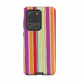 Samsung Tough Case - Sunrays Orange By Sarah Campbell Drop Protection