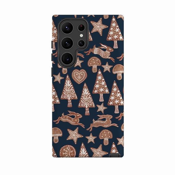 Samsung Tough Case - Sweet Treats Dark By Emma Frances Grant Durable Texture Build Soft Shield