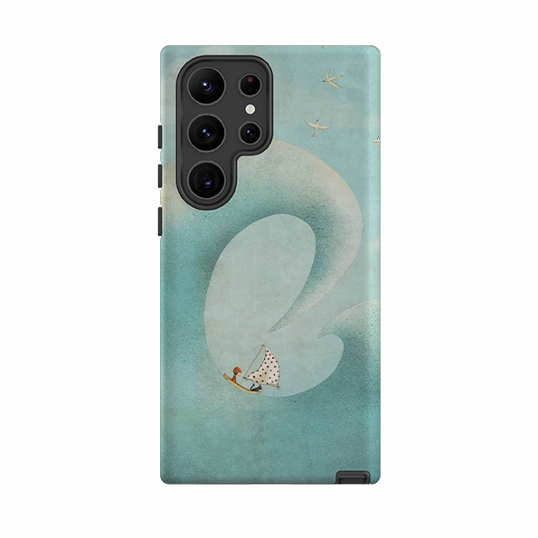 Durable structure Samsung Tough  Case - The Wave By Maja Lindberg