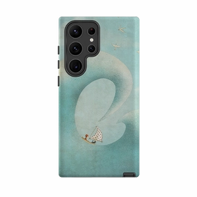 Samsung Tough  Case - The Wave By Maja Lindberg Scratch Resistant