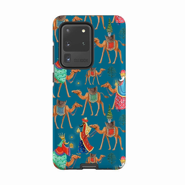 Slim Profiled Minimal Detail Texture Samsung Tough Case - Three Kings By Caroline Bonne Muller