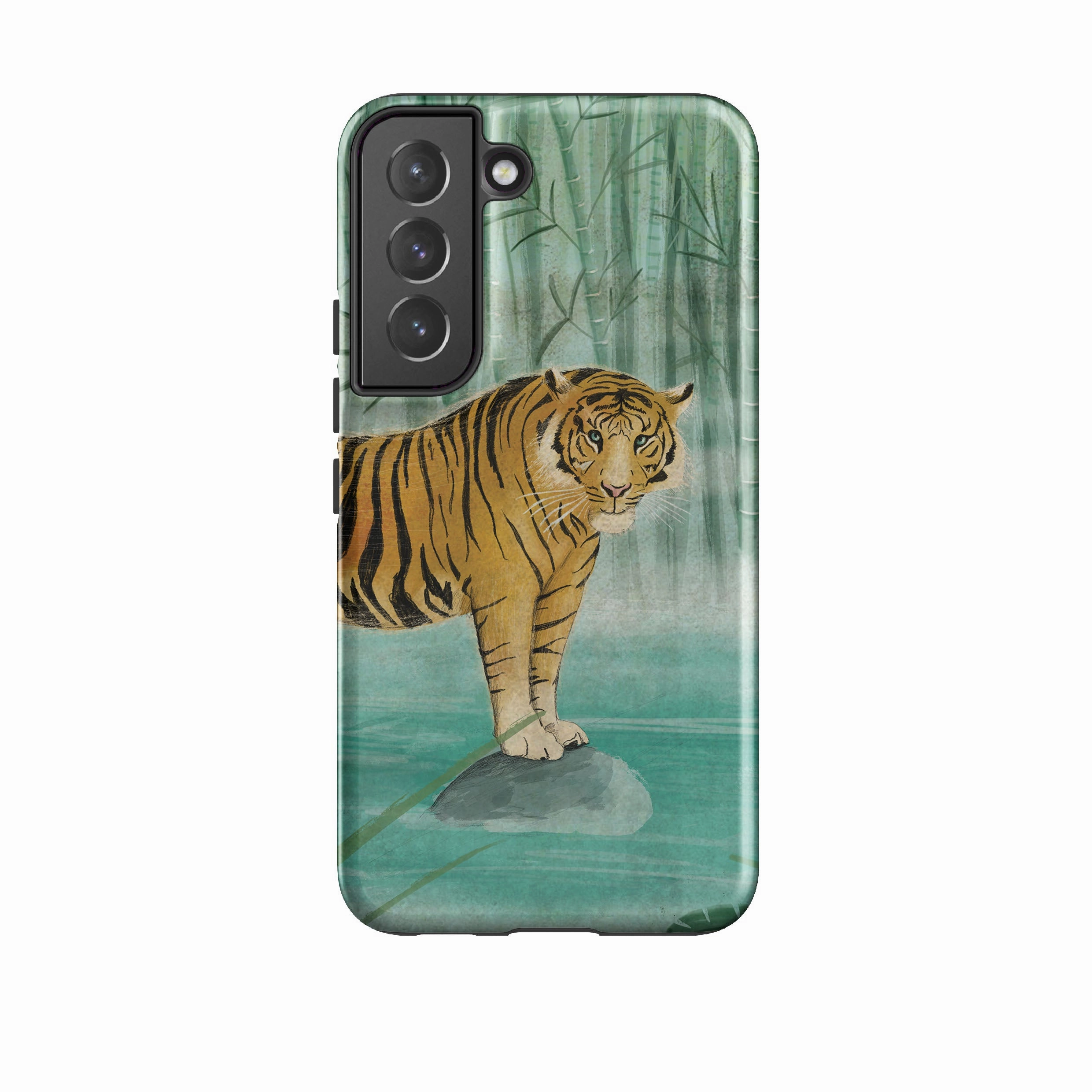 High Quality Urban Fashion Samsung Tough Case - Tiger By Maja Lindberg