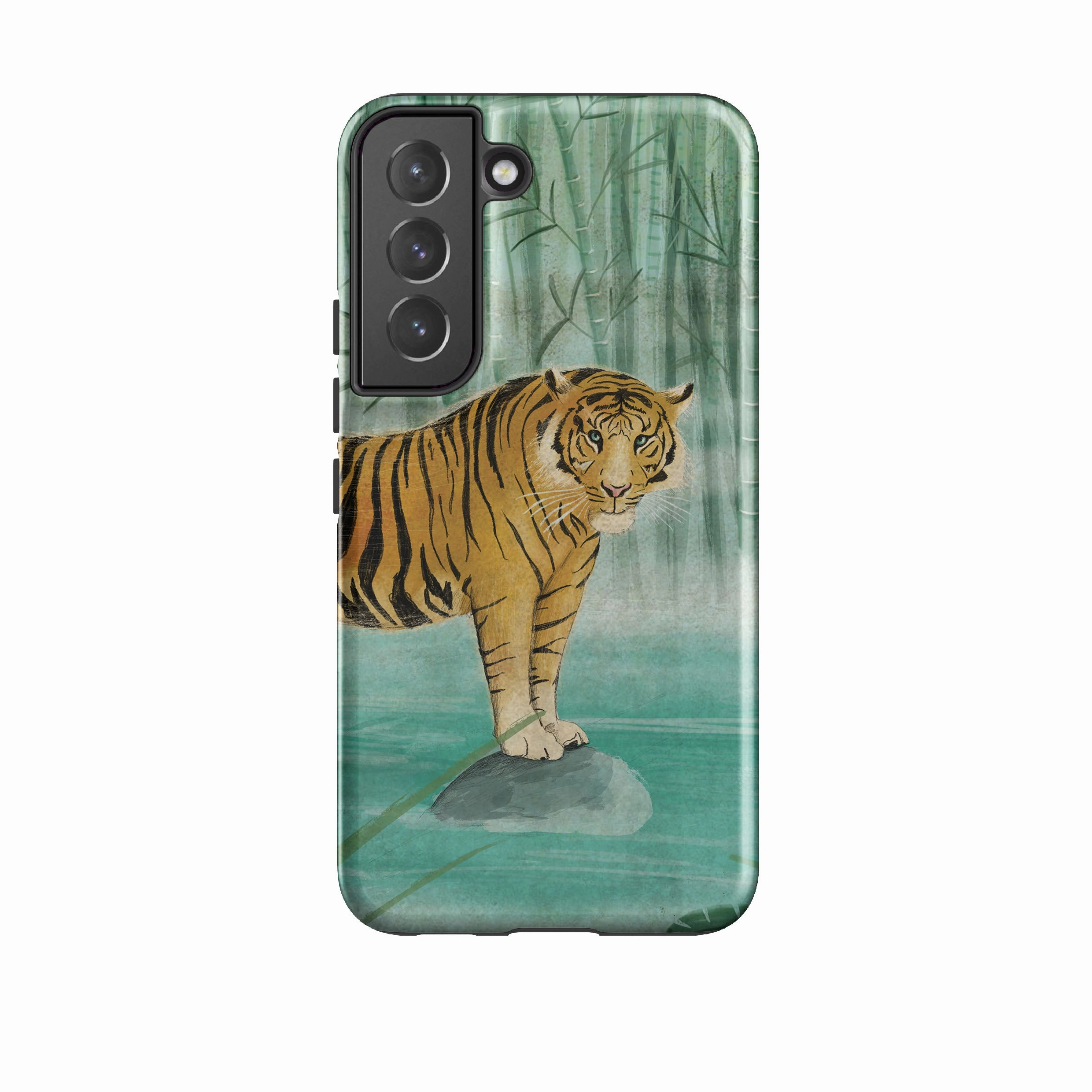 Samsung Tough Case - Tiger By Maja Lindberg Compact Texture Layer