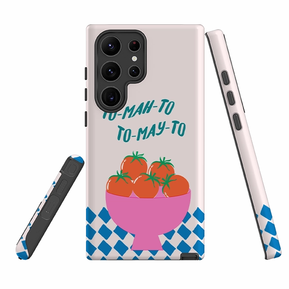 Samsung Tough Case - Tomato Comfort Edge Layer Protective Finish