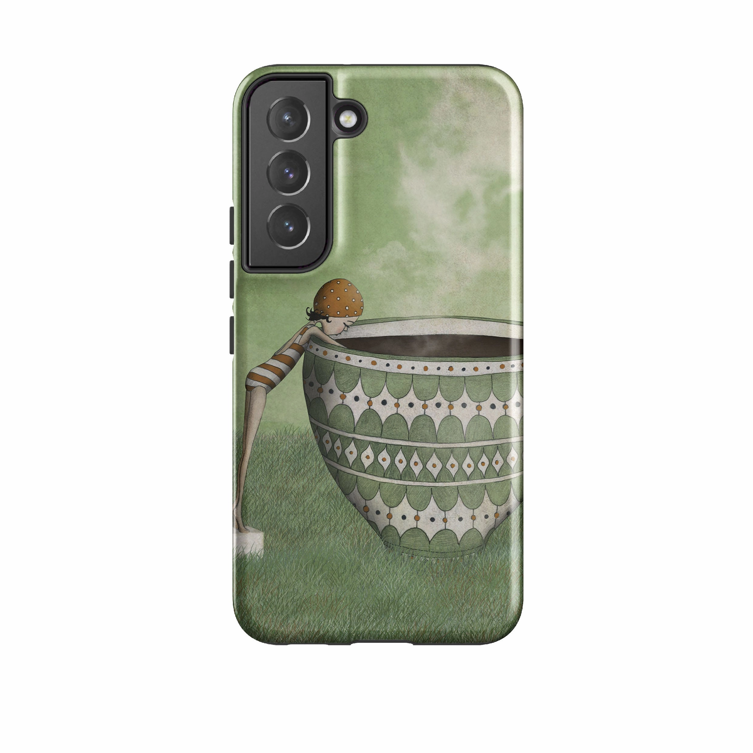Colorful Finish Impact Resistant Samsung Tough Case - Too Hot By Maja Lindberg