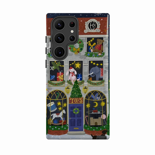 Samsung Tough Case - Toy Shop By Bex Parkin Minimalist Aesthetic Protective Texture Finish