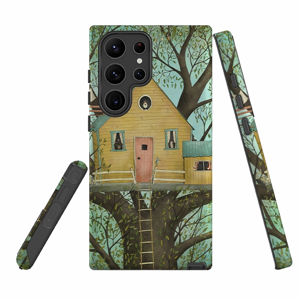 hybrid design Samsung Tough Case - Tree House By Maja Lindberg