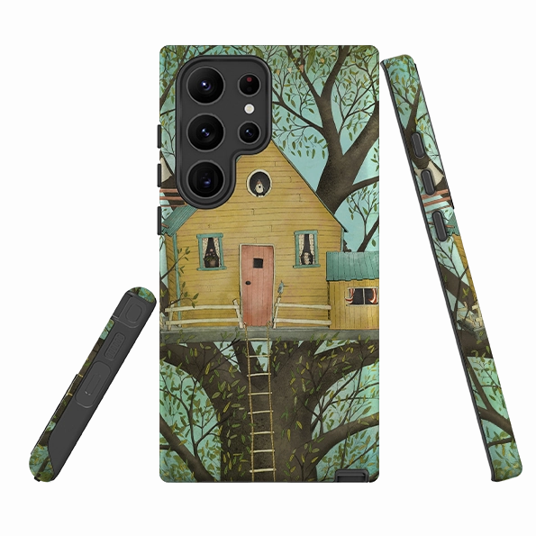 Samsung Tough Case - Tree House By Maja Lindberg Minimal Feel