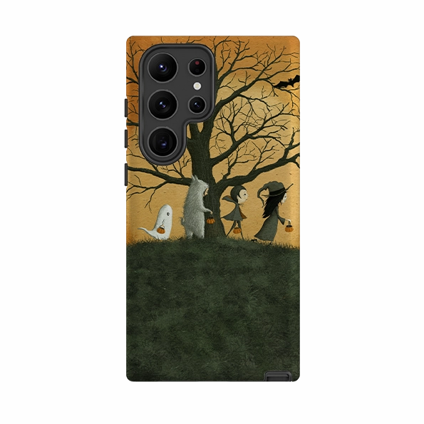 Samsung Tough Case - Trick or Treat By maja Lindberg Comfort Layer Texture Versatile Design