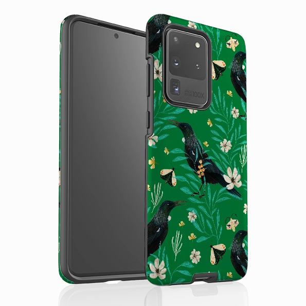 Samsung Tough Case - Tui Green By Katherine Quinn Durable Finish Polished Detail Edge