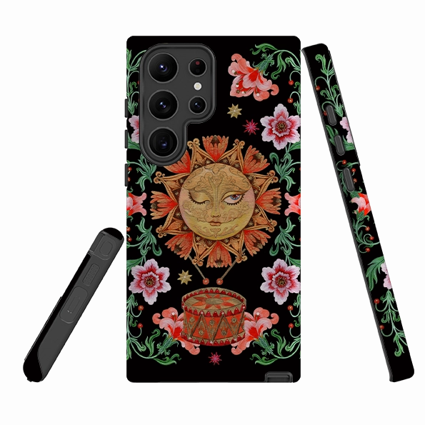 Samsung Tough  Case - Twelve Drummers Drumming By Maria Matos Comfort grip design Elegant Detail