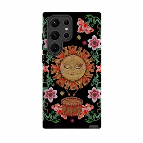 Slim Profile Luxury Surface Layer Samsung Tough  Case - Twelve Drummers Drumming By Maria Matos