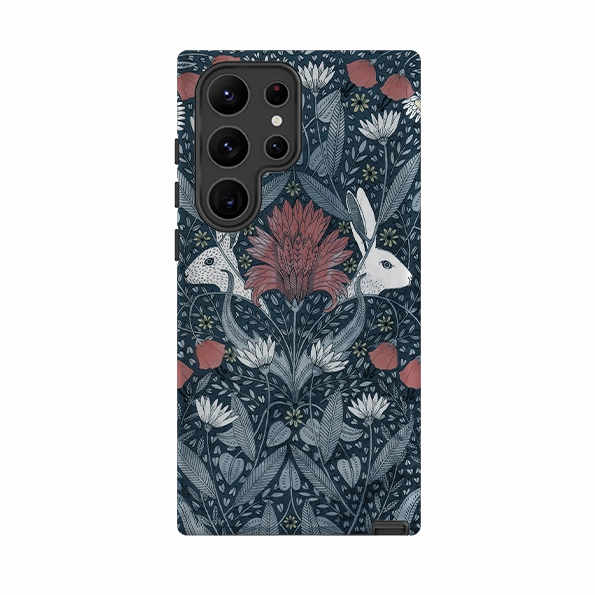 Samsung Tough Case - Two Rabbits By Maria Matos Rugged Outline