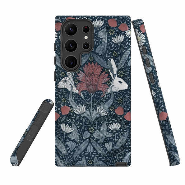 Luxury Coating Samsung Tough Case - Two Rabbits By Maria Matos