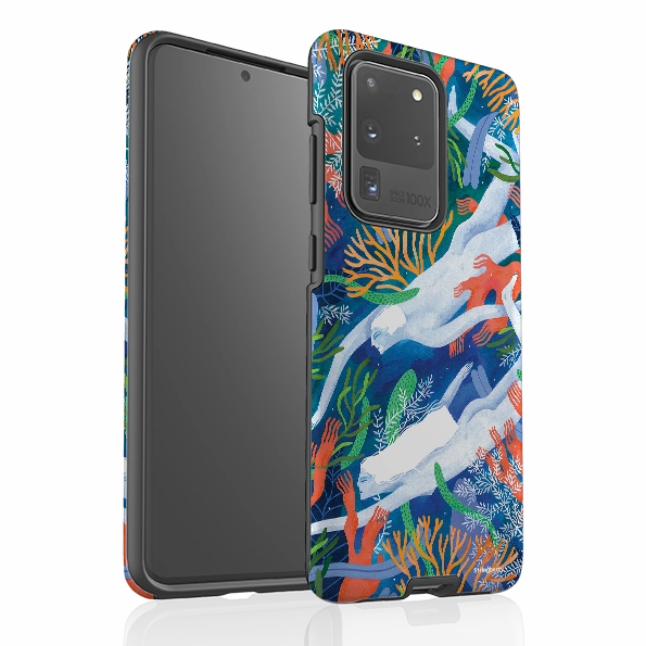 Smooth Layer Texture Samsung Tough Case - Underwater Love By Madalina Andronic