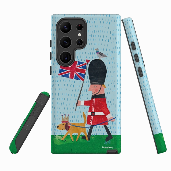 Samsung Tough Case - Welsh Guard By Tracey English Heat dissipation