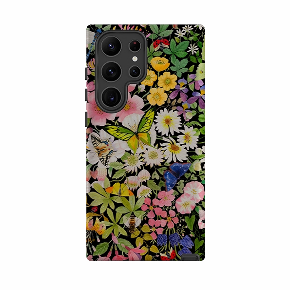 Matte Shield Layer Samsung Tough Case - Wild Flowers By Bex Parkin