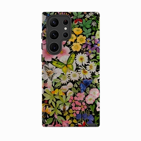 Matte Shield Layer Samsung Tough Case - Wild Flowers By Bex Parkin