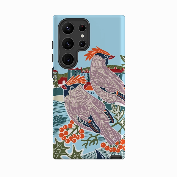 Premium Grip Samsung Tough  Case - Winter Harbour By Kate heiss