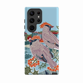 Samsung Tough  Case - Winter Harbour By Kate heiss Desk Companion Protective Pattern Texture