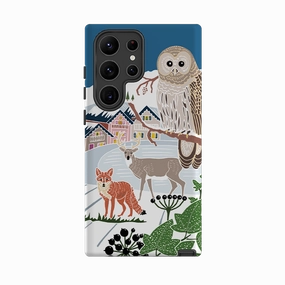 Samsung Tough Case - Winter II By Kate Heiss Functional Design Scratch Proof