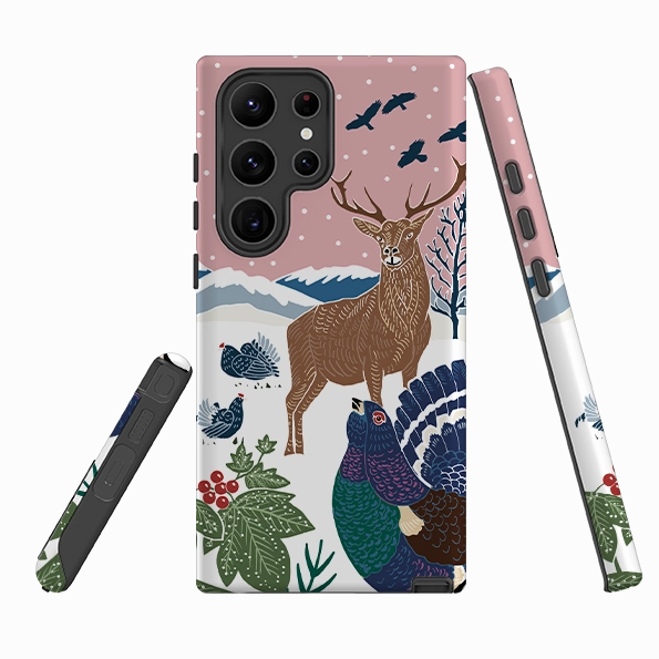 Light Structure Comfort Design Samsung Tough Case - Winter IV By Kate Heiss