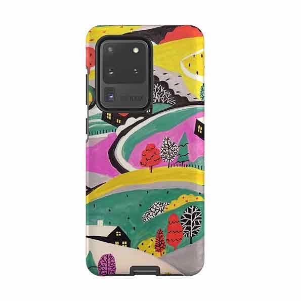 Scratchproof Surface Flexible structure Samsung Tough Case - Winter Landscape By Sarah Campbell