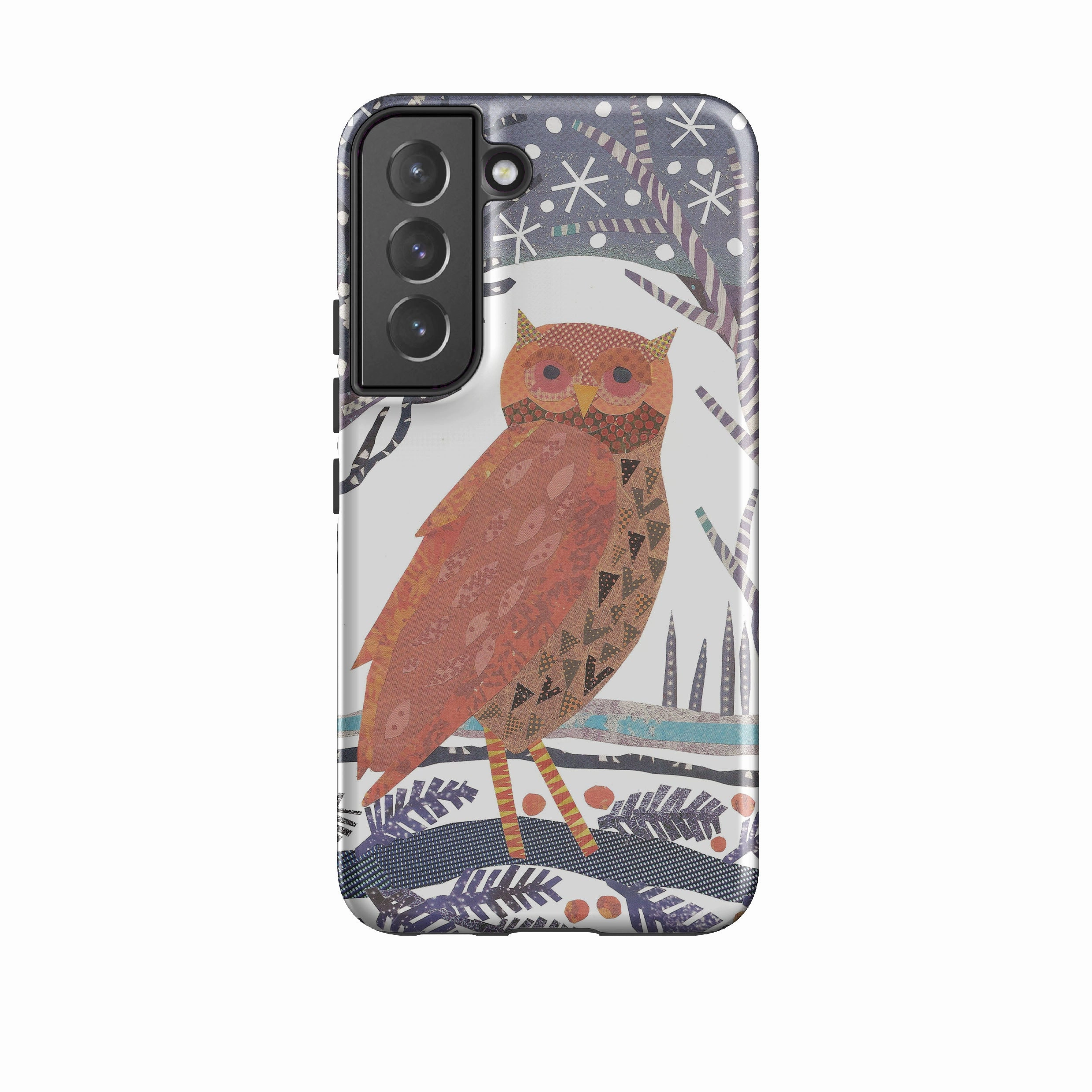 Samsung Tough Case - Winter Owl By Jane Robbins Ergonomic grip