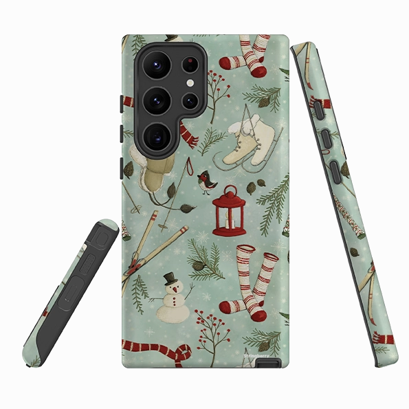 Samsung Tough Case - Winter Pattern By Maja Lindberg Phone Accessory