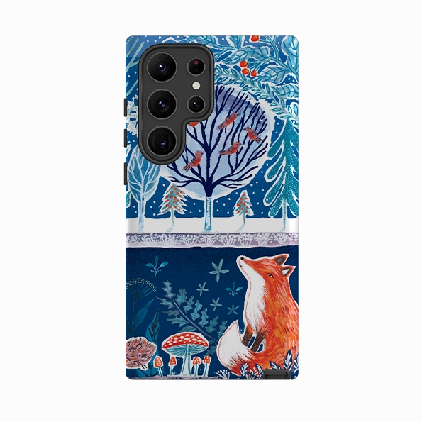 Soft Grip Layer Trendy Pattern Samsung Tough Case - Winter Sun I By Emma Frances Grant