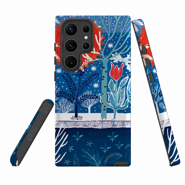 Comfort Layer Texture Precision Cutouts Samsung Tough Case - Winter Sun II By Emma Frances Grant