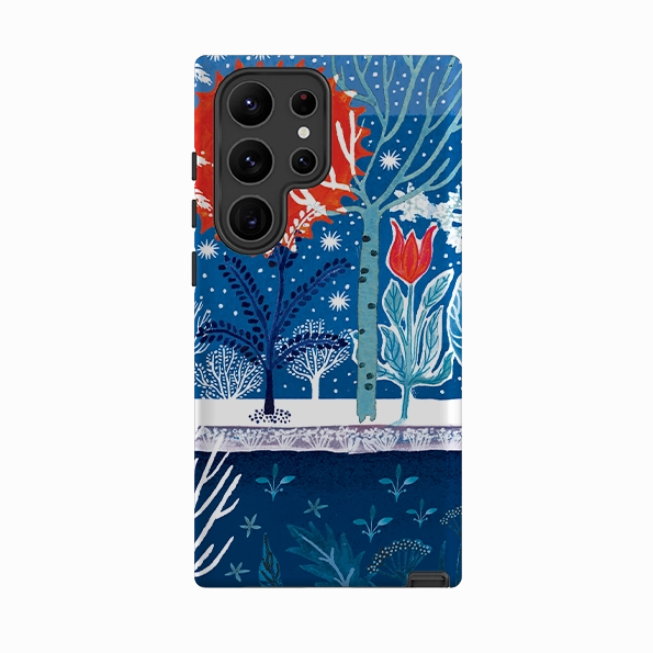 Luxury Style anti fingerprint Samsung Tough Case - Winter Sun II By Emma Frances Grant
