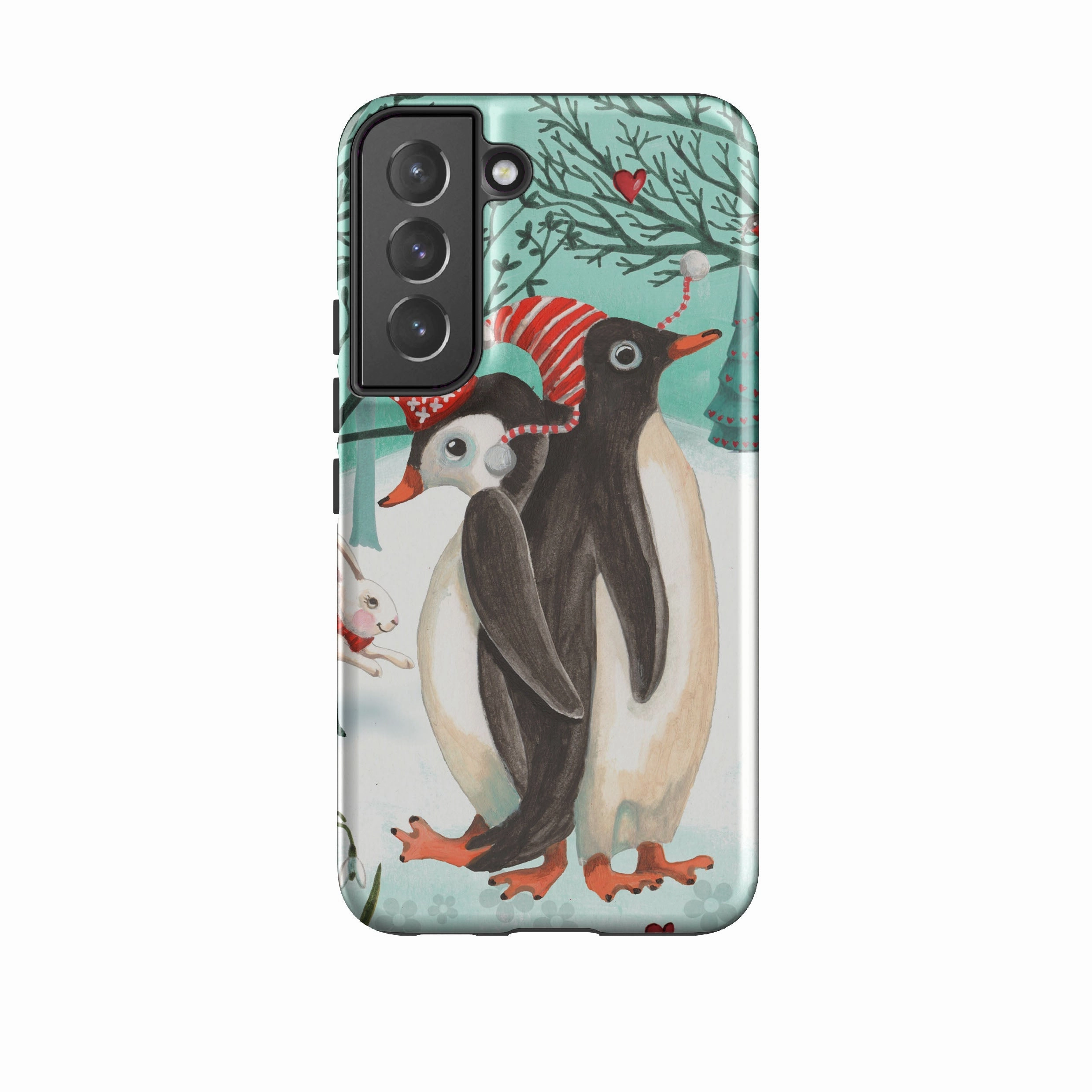 Samsung Tough Case - Winter Together By Caroline Bonne Muller High Durability Vivid colors