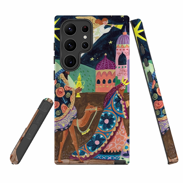 Samsung Tough Case - Wisemen By Caroline Bonne Muller Gloss Surface Layer Rugged Build