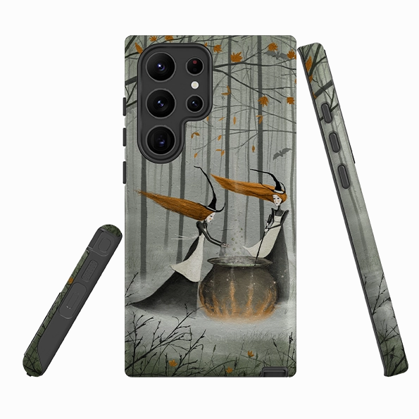 Travel Accessory Edge Protection Samsung Tough Case - Witches Brew By Maja Lindberg