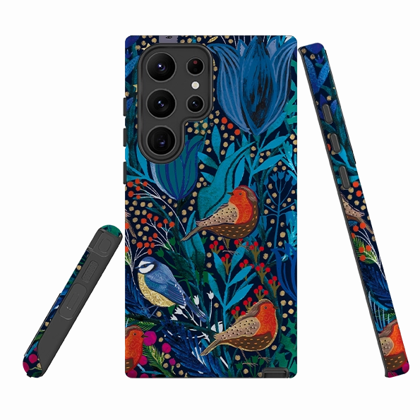 Samsung Tough Case - Xmas Robin IV By Emma Frances Grant Casual Design Compact Build