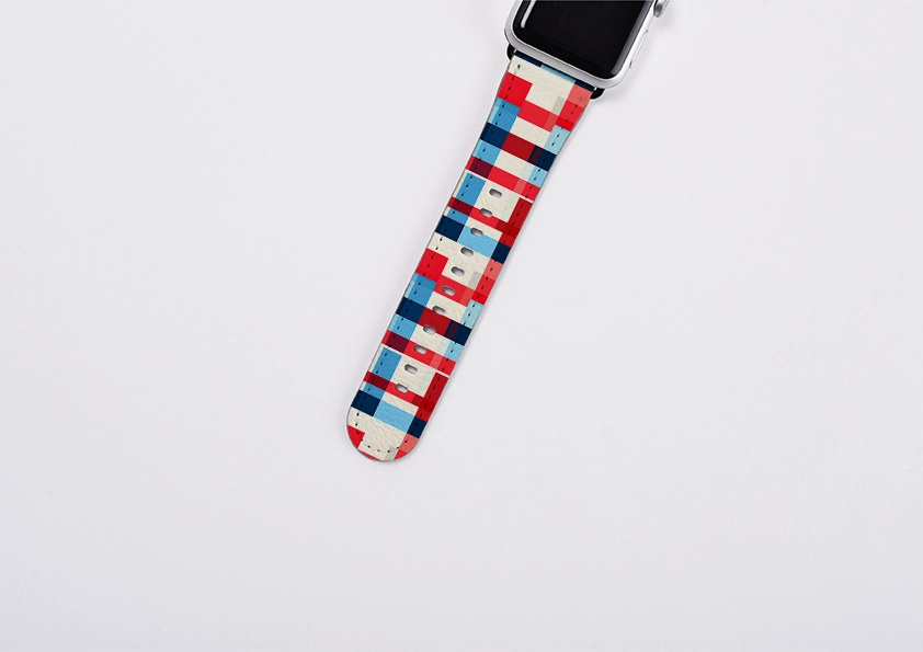 San Jose Gingham Apple Watch Strap Comfort Grip