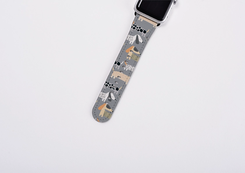 Sausage Dog Apple Watch Strap Rugged Design