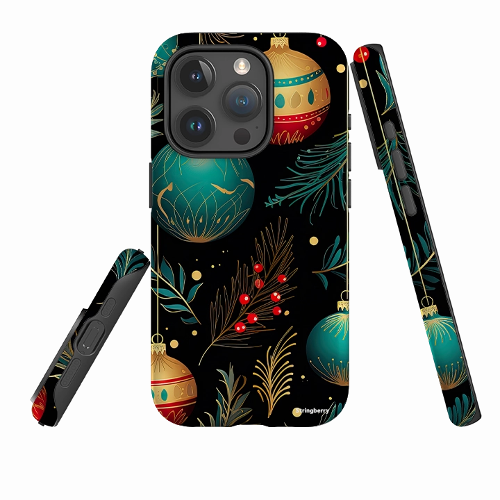 Grip Enhanced Shock Absorber iPhone Tough Case - Magic Baubles