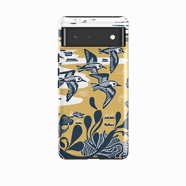 Google Tough Case -  Sanderlings At The Shore By Kate Heiss Smooth Grip Layer