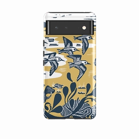 Google Tough Case -  Sanderlings At The Shore By Kate Heiss Smooth Grip Layer