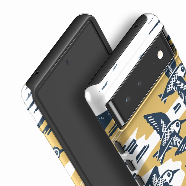 Sleek Feel Google Tough Case -  Sanderlings At The Shore By Kate Heiss
