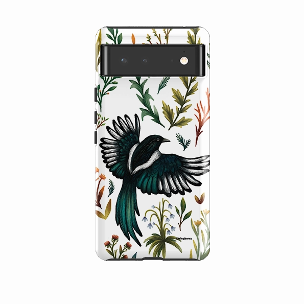 Google Tough Case -  Magpie By Anna Stead Stylish Pattern