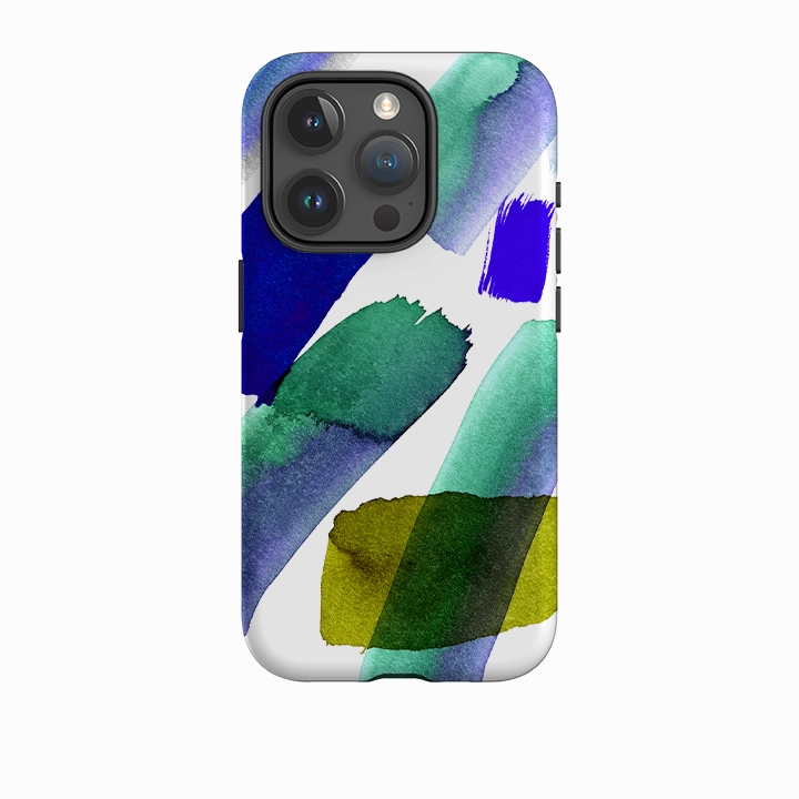 iPhone Tough Case - Cool Brushes By Kitty Joseph Luxury Finish Practical Design