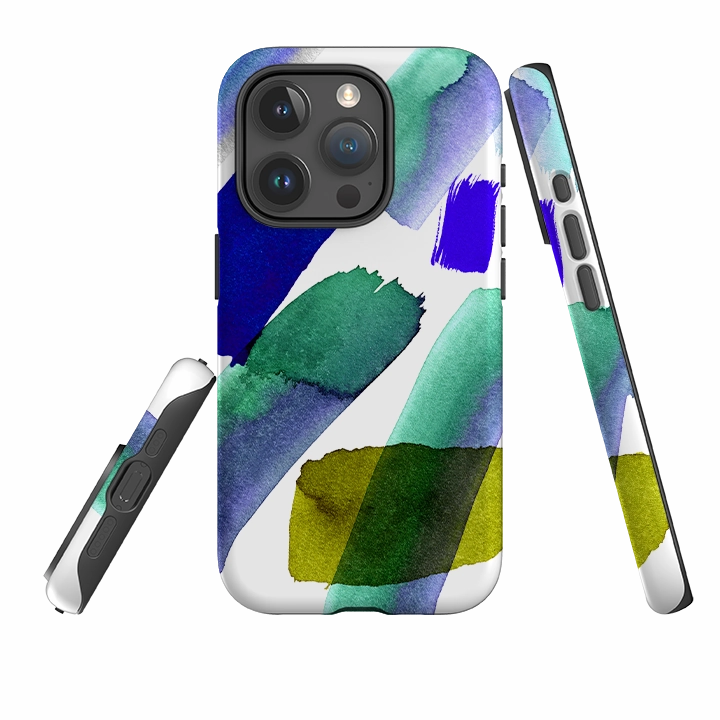 iPhone Tough Case - Cool Brushes By Kitty Joseph Protective Frame