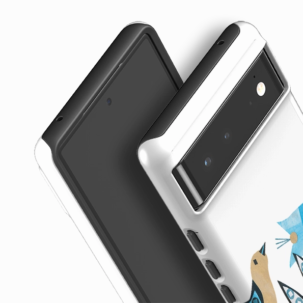 Soft Interior Google Tough Case -  Folk Rabbit By Tracey English